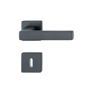 manilla para puerta / de aluminio / moderna / con cerradura integrada