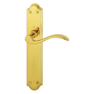 manilla para puerta / de latón / moderna