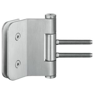 bisagra para puerta de cristal / de acero inoxidable / invisible