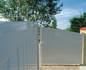 portones abatibles / correderos / de aluminio / de panel