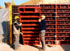 encofrado marco / modular / de metal / para muro