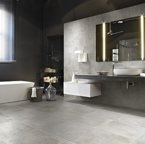 baldosa de interior / para pavimento / de gres porcelánico / de color liso