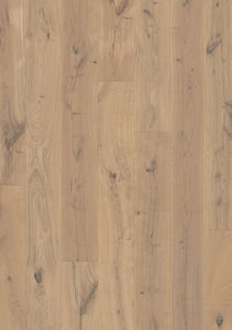 parquet multicapa / para pegar / flotante / de roble