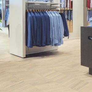 parquet multicapa / para pegar / de roble / mate