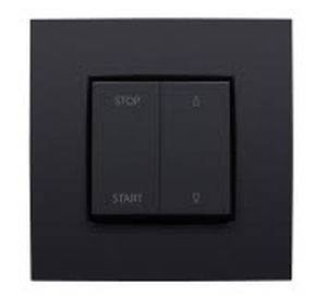 interruptor para contraventana enrollable / con boton pulsador / doble / moderno