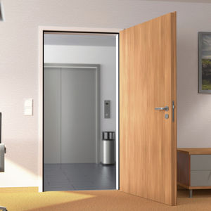 puerta de interior / abatible / de acero inoxidable / de acero galvanizado