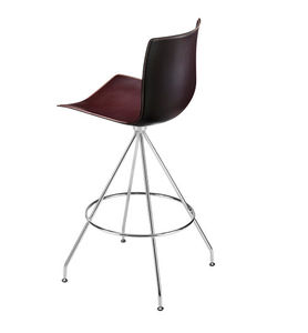 silla de bar / moderna / con funda extraíble / giratoria