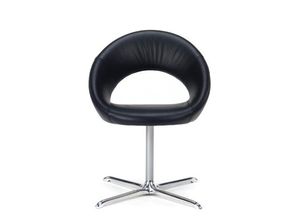 silla moderna / ajustable en altura / giratoria / con ruedas