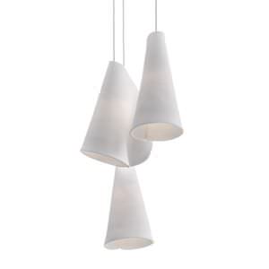 lámpara suspendida / moderna / de porcelana / de vidrio borosilicato