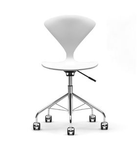 silla de oficina moderna / giratoria / ajustable en altura / con ruedas
