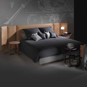 cama doble / estándar / moderna / de tela