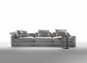 sofá modular / de esquina / moderno / de tejido