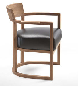 silla moderna / con revestimiento removible / tapizada / con reposabrazos