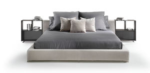 cama estándar / doble / moderna / de tela