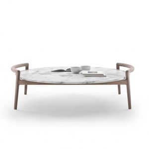 mesa de centro moderna / de madera / de mármol / redonda