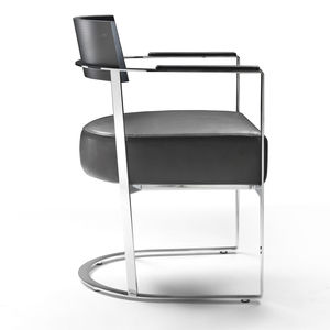 silla de comedor moderna / de tela / de tela resistente al agua / de cuero