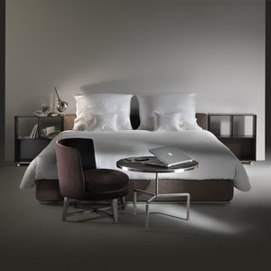 cama doble / estándar / moderna / de cuero
