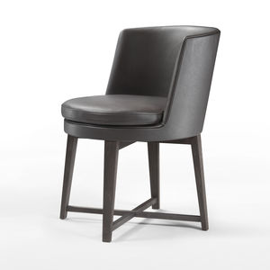 silla de comedor moderna / de metal / de tela / de cuero