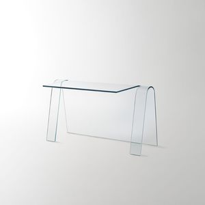 escritorio de vidrio / moderno