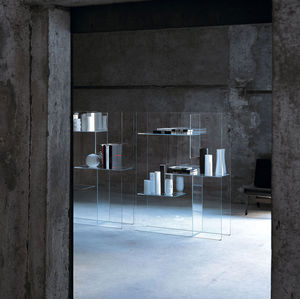 biblioteca moderna / de vidrio / de Marc Krusin