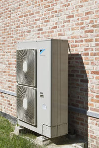 bomba de calor de aire / residencial / de exterior / de alta temperatura