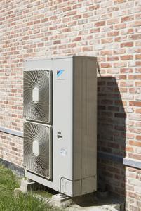 bomba de calor de aire / residencial / de exterior / de alta temperatura