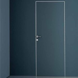 puerta de interior / abatible / de madera / a ras
