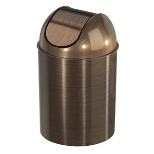 cubo de basura de baño / de metal / de plástico / moderno