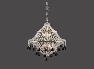 lámpara araña clásica / de cristal / de latón / de Josef Hoffmann