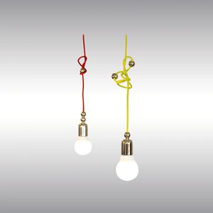 lámpara suspendida / moderna / de latón / LED