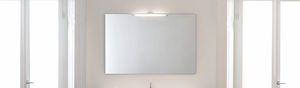 espejo de pared / moderno / rectangular / con luz