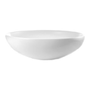 lavabo sobre encimera / redondo / moderno