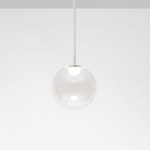 lámpara suspendida / moderna / de vidrio / de interior