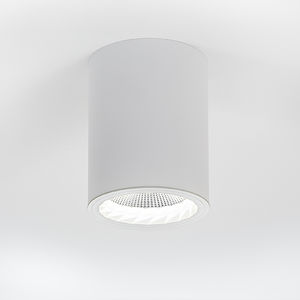 plafón moderno / redondo / de aluminio / LED