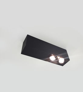 plafón moderno / rectangular / de aluminio / LED
