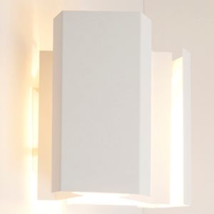 aplique moderno / de metal / LED / rectangular