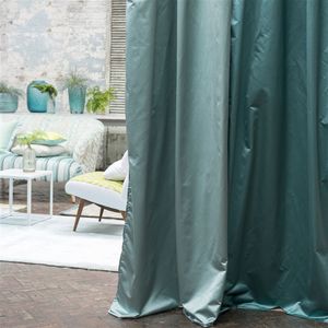 tela para cortinas / de color liso / de satén / ocultante