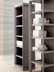 estantería moderna / de madera / de baño