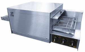 horno eléctrico / para uso profesional / con transportador / para pizzas