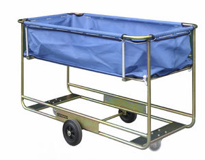 carrito de lavandería / para el sector servicios / de metal