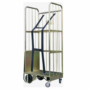 carrito de lavandería / para el sector servicios / de acero inoxidable