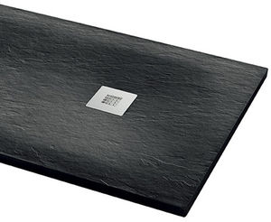 plato de ducha rectangular / de resina / antideslizante / extraplano