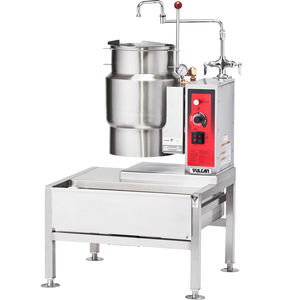 marmita eléctrica / basculante / para suelo / profesional
