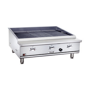 parrilla de gas / en encimera / profesional / de infrarrojos