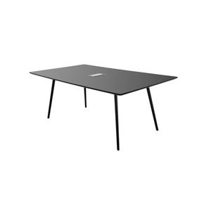 mesa de reuniones moderna / de MDF / de aluminio / rectangular