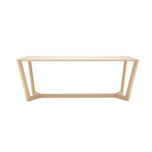 escritorio de madera / de acero inoxidable / moderno / para el sector servicios