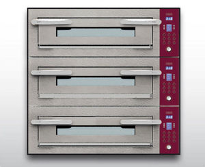 horno eléctrico / para uso profesional / para pizzas / con 3 cámaras