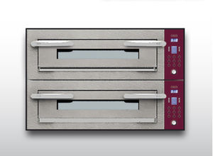 horno eléctrico / para uso profesional / para pizzas / con 2 cámaras