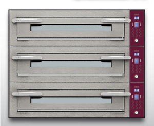 horno eléctrico / para uso profesional / para pizzas / con 3 cámaras