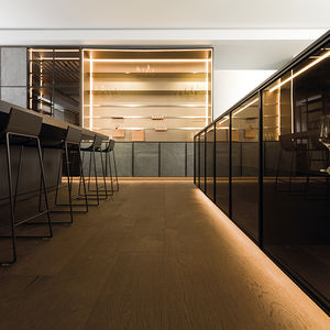 parquet multicapa / flotante / de roble / aceitado